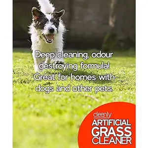 Cleenly Artificial Grass Cleaner for Dogs - Eliminates Pet Urine Stains and Odours - Lovely Lavender Fragrance (15 Litres)