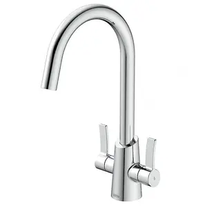 Bristan Acorn Easyfit Sink Mixer Chrome Taps Kitchen Tap Deck Mount