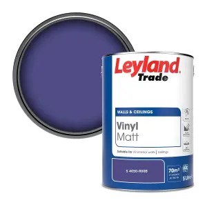 Leyland Trade Vinyl Matt Walls & Ceilings Emulsion Paint (S 4050-R60B) 5L