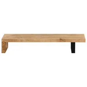 Berkfield TV Stand Solid Mango Wood