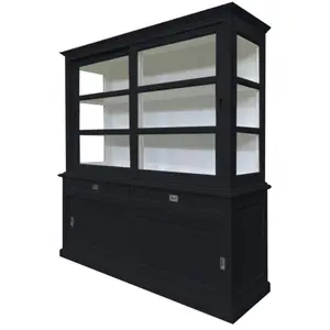 Stiles Display Cabinet Grey Anthracite