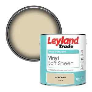 Leyland Trade Vinyl Soft Sheen Walls & Ceilings Emulsion Paint At the Beach (PPG12-28) - 2.5L