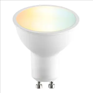 SMART 5W GU10 CCT LED Bulb - Colour Changing Technology - Dimmable Smart Lamp