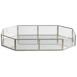 Beliani Glam Tray CHABRIS Mirrored Silver