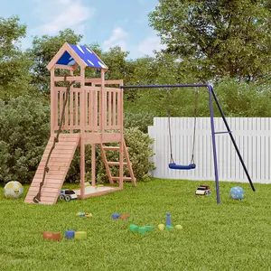 Berkfield Outdoor Playset Solid Wood Douglas