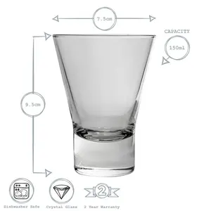 Ypsilon Water Glasses 340ml / 6