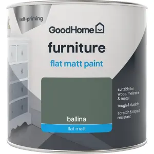 GoodHome Renovation Ballina Flat matt Multi-room Furniture paint, 500ml