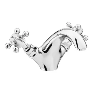 Nes Home Churchill Traditional Basin Mixer Tap with Waste