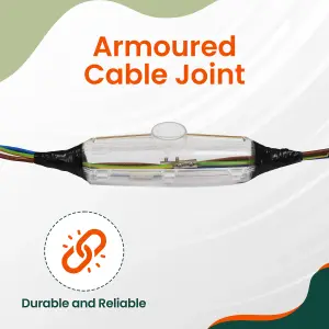 Armoured Cable SWA Resin Jointing Kit Underground 4 Core 6-28mm Cable Size Secure Cable Joining