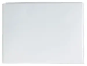 Cooke & Lewis Capulet White End Bath panel (H)51cm (W)75cm