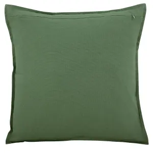 GoodHome Hiva Green Plain Indoor Cushion (L)60cm x (W)60cm