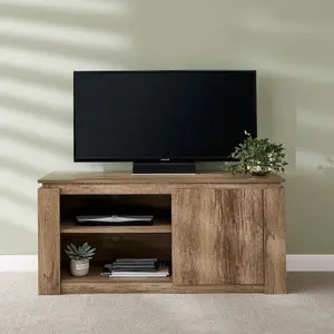 GFW Canyon Compact TV Unit Grey Oak