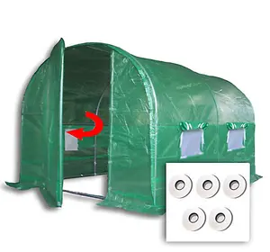 3m x 2m + Hotspot Tape Kit (10' x 7' approx) Pro+ Green Poly Tunnel