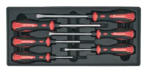 Sealey Tool Tray with Hammer-Thru Screwdriver Set 6pc TBT29