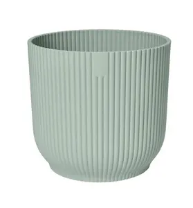 11cm Vibes Fold Round Flower Pot - Sorbet Green