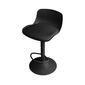 Jennerstown Swivel Adjustable Height Stool Black