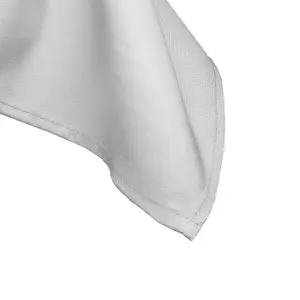 Neel Blue Round Tablecloth 178cm - White (pack of 5)