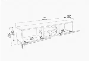 Decorotika Lukas TV Stand TV Unit for TVs up to 64 inch