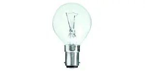 10 X Eveready 25W SBC B15 Clear Golf Light Bulbs