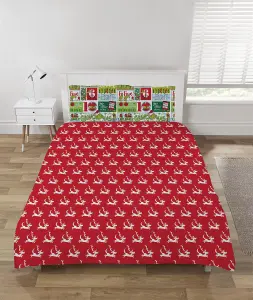 The Grinch 12 Days of Christmas Duvet Cover Set