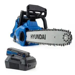 Hyundai 40V Lithium-Ion Battery Powered Cordless Chainsaw HYC40Li