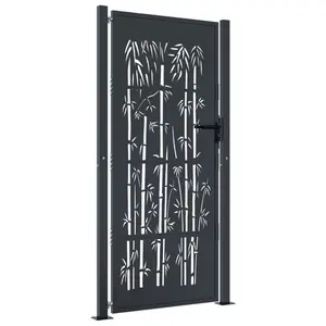 Phokas Metal Gate Anthracite / 180" H x 105" W x 3.9" D