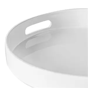 Argon Tableware - Round Serving Tray - 33cm - White