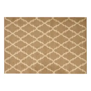 Jute Area Rug 160 x 230 cm Beige MERMER