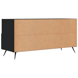 Berkfield TV Cabinet Black 102x36x50 cm Engineered Wood