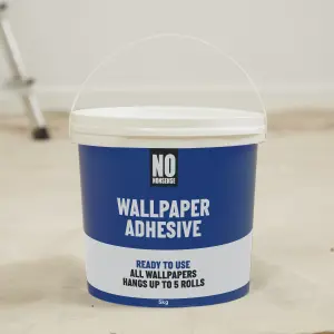 No Nonsense Ready mixed Wallpaper Adhesive 5kg - 5 rolls