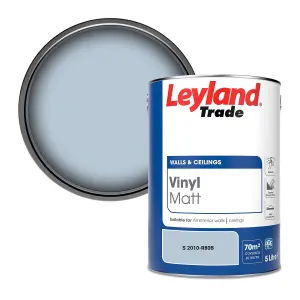 Leyland Trade Vinyl Matt Walls & Ceilings Emulsion Paint (S 2010-R80B) 5L