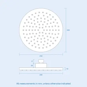 CALLA ROUND SHOWER HEAD HANDSET 2 WAY 3 DIAL CONCEALED THERMOSTATIC MIXER