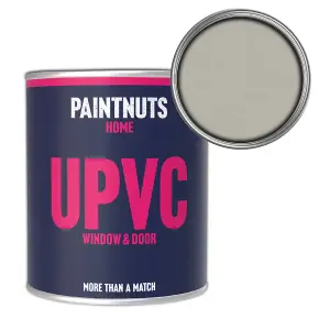 PaintNuts UPVC Door & Window Matt Paint - Silk Grey - 500ml Tin (RAL7044)