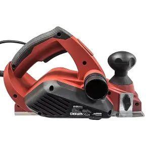 Lumberjack Electric Handheld Power Planer 910W 82mm Twin Blade Red