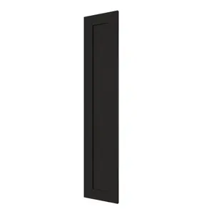 GoodHome Verbena Matt charcoal Shaker 70:30 Tall larder Cabinet door (W)300mm (H)1467mm (T)20mm