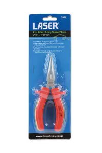 Laser Tools 7468 VDE 1000v Insulated Long Nose Pliers 150mm