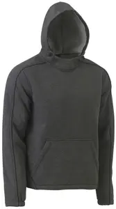 BISLEY WORKWEAR FLX AND MOVE™ MARLE FLEECE HOODIE JUMPER Small CHARCOAL S