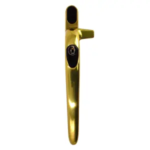 Yale Virage Cockspur Window Handle (3 Pack) - Gold, Left, 9mm