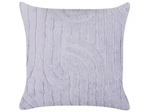 Throw Cushion TELLIMA Cotton 45 x 45 cm Abstract Violet