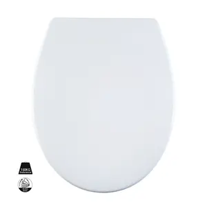 AQUALONA Duroplast Toilet Seat - with Soft Close and One Button Quick Release