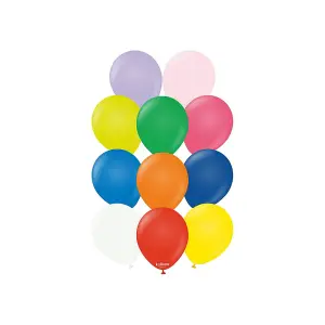 Kalisan Standard Latex Balloons (Pack of 100) Multicoloured (One Size)