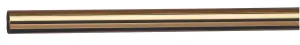 Colorail Brass effect Steel Round Tube, (L)1.83m (Dia)19mm