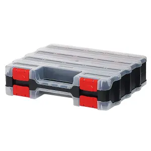 Dekton Jumbo Double Sided Compartment Toolbox Organizer