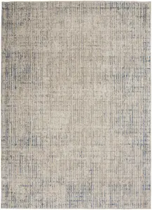 Beige Modern Easy to Clean Abstract Rug for Living Room, Bedroom, Dining Room - 229cm X 300cm