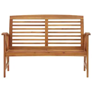 Berkfield Garden Bench 119 cm Solid Acacia Wood