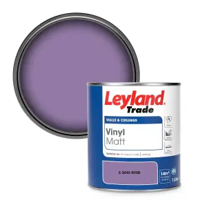 Leyland Trade Vinyl Matt Walls & Ceilings Emulsion Paint (S 3040-R50B) 1L