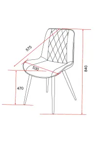 Core Products Aspen White 80cm Square Dining Table with 2 Grey Fabric Diamond Stitch Design Chairs