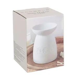 Ceramic Chakra Oil Burner - White