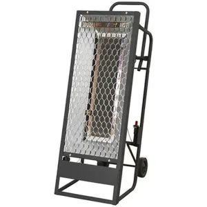 Industrial Propane Heater - 35000 Btu/Hr Space Warmer - Heavy Duty Frame