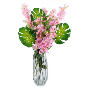 75cm Delphinium Pink Artificial Stem